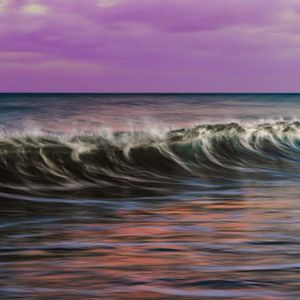 Превью обои волны, море, вода, длинная выдержка