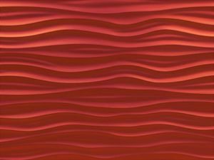 Превью обои волны, поверхность, текстура, красный