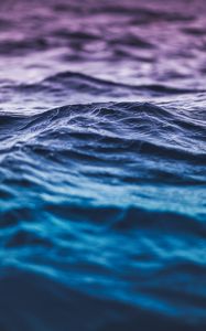 Превью обои волны, рябь, вода, море