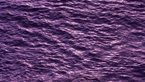 Превью обои волны, рябь, вода, поверхность, фиолетовый