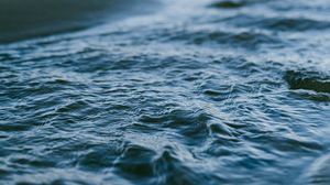 Превью обои волны, вода, макро, рябь, море
