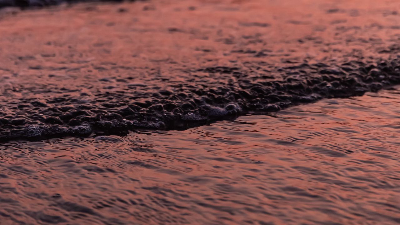 Обои волны, вода, море, сумерки