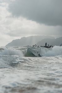 Превью обои волны, вода, море, шторм