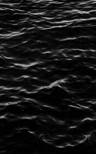 Превью обои волны, вода, ripples, черный