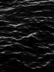 Превью обои волны, вода, ripples, черный
