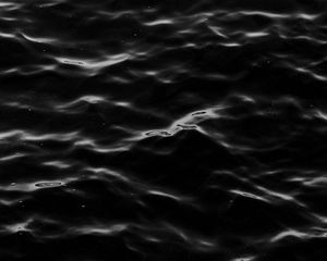 Превью обои волны, вода, ripples, черный