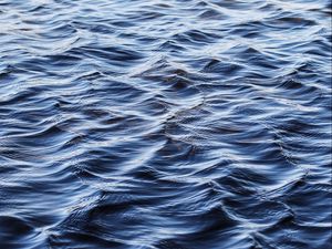 Превью обои волны, вода, волнистый, рябь, блики