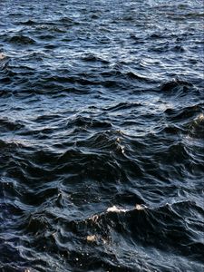 Превью обои волны, вода, волнистый, блики, море
