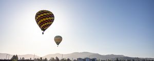 Превью обои воздушные шары, полет, небо