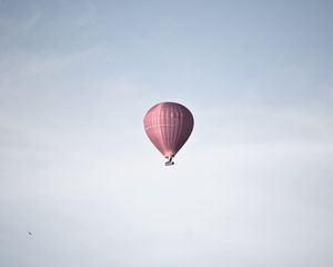 Превью обои воздушный шар, небо, минимализм