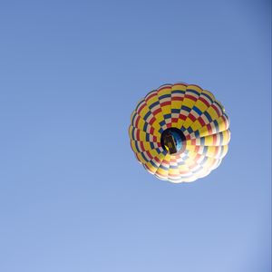 Превью обои воздушный шар, небо, полет, разноцветный