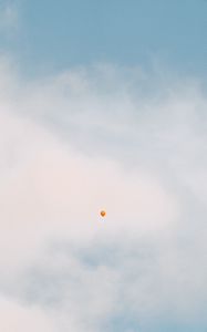 Превью обои воздушный шарик, небо, облака, полет, высота