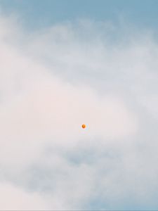 Превью обои воздушный шарик, небо, облака, полет, высота