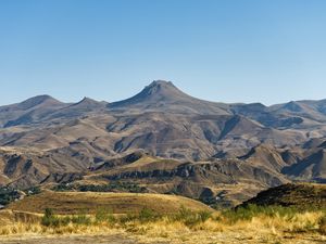 Превью обои вулкан, гора, вершина, рельеф