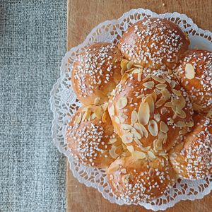 Превью обои выпечка, сладости, кулинария, вид сверху, еда