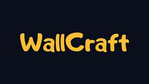 Превью обои wallcraft, надпись, слово, логотип, минимализм