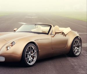 Превью обои wiesmann roadster mf5, wiesmann auto-sport, кабриолет, вид сбоку