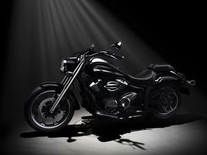 Превью обои yamaha, xvs950a, midnight star, мотоцикл