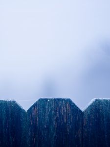 Превью обои забор, дерево, доски, макро, размытие