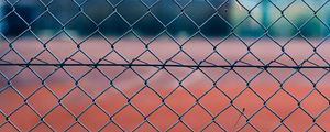 Превью обои забор, сетка, металл, текстура
