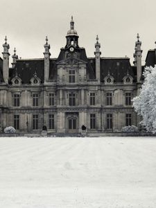 Превью обои заброшенный замок, chateau miranda, франция