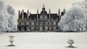 Превью обои заброшенный замок, chateau miranda, франция