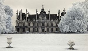 Превью обои заброшенный замок, chateau miranda, франция