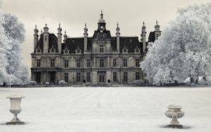 Превью обои заброшенный замок, chateau miranda, франция