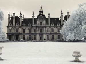 Превью обои заброшенный замок, chateau miranda, франция