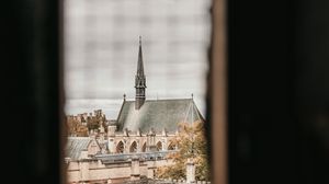 Превью обои замок, архитектура, крыши