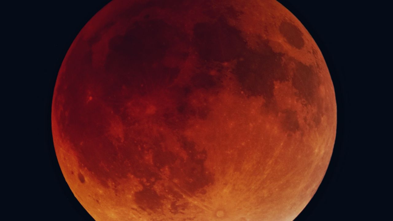 Обои затмение, солнечное затмение, луна, небо, темный фон