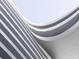 Превью обои здание, архитектура, фасад, форма