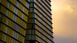 Превью обои здание, архитектура, фасад, современный, небо