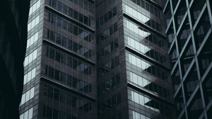 Превью обои здание, архитектура, фасад, стекло, небоскреб