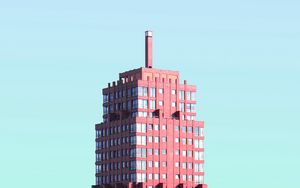 Превью обои здание, архитектура, минимализм, роттердам, нидерланды