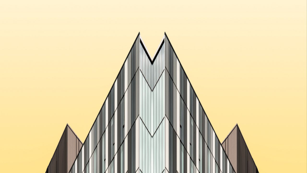 Обои здание, архитектура, минимализм, геометрия