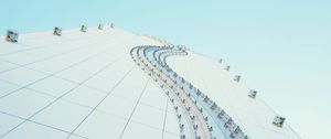 Превью обои здание, архитектура, минимализм, конструкция, белый