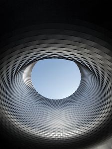 Превью обои здание, архитектура, современный, плетеный, симметрия