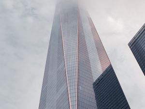 Превью обои здание, башня, архитектура, минимализм, небоскреб