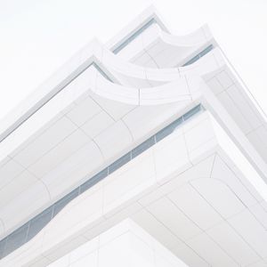 Превью обои здание, белый, минимализм, архитектура
