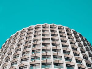 Превью обои здание, фасад, архитектура, небо, дизайн