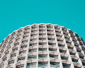 Превью обои здание, фасад, архитектура, небо, дизайн