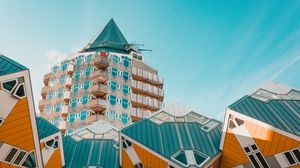 Превью обои здание, фасад, архитектура, современный, городской