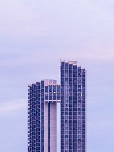 Превью обои здание, фасад, минимализм, архитектура, небо