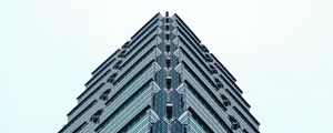 Превью обои здание, фасад, угол, архитектура, современный