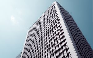 Превью обои здание, фасад, вид снизу, минимализм