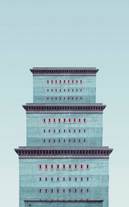 Превью обои здание, минимализм, архитектура, башня