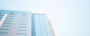 Превью обои здание, небо, свет, архитектура, минимализм