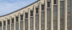 Превью обои здание, окна, изгиб, геометрия, архитектура