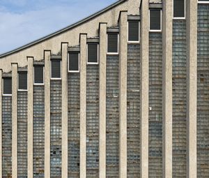 Превью обои здание, окна, изгиб, геометрия, архитектура